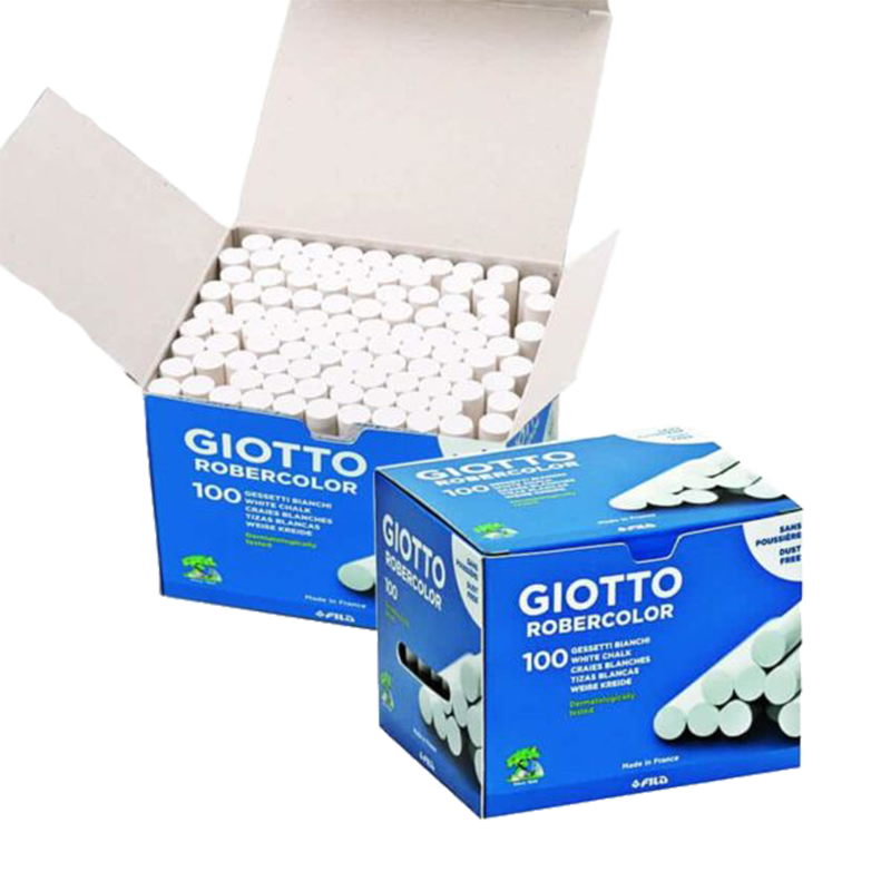 Boite de craies blanches GIOTTO ROBERCOLOR